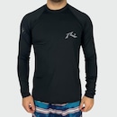 Camiseta Manga Longa Rusty Lycra Surf Ride - Masculina - Foto 1
