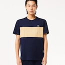Camiseta Lacoste Color Block Masculina - Foto 3