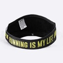 Kit de Corrida Hupi: Meia Cano Longo + Viseira Run Run Run - Adulto - Foto 5