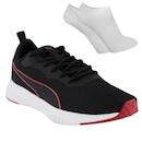 Kit Tênis Puma Flyer Flex + Par de Meias - Unissex - Foto 1