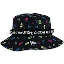 Chapéu New Era Bucket Collab Alexandre Herchcovitch Full Logo - Masculino - Foto 4