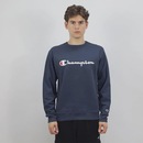 Blusão de Moletom Champion Logo Script Ink - Masculino - Foto 1