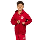 Blusão de Moletom Canguru do Internacional Surf Center Escudo Bordado - Infantil - Foto 6