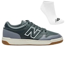 Kit Tênis New Balance 480 Low + Meia - Masculino - Foto 1