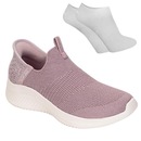 Kit Tênis Skechers Ultra Flex 3.0 Smooth Step - Feminino + Par de Meia - Foto 1