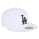 Boné Aba Reta New Era 5950 Los Angeles Dodgers Fitted - Fechado - Adulto - Foto 4