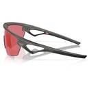 Óculos de Sol Unissex Oakley Spheara Matte Grey Smoke Prizm Trail Torch - Foto 3