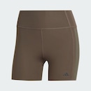 Shorts Legging adidas Optime 4-Inch Raw-Cut-Hem - Feminina - Foto 4