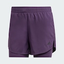 Shorts adidas Dois em Um Aeroready Made For Training Minimal - Feminino - Foto 2