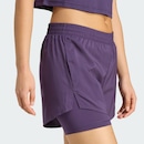 Shorts adidas Dois em Um Aeroready Made For Training Minimal - Feminino - Foto 6