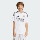 Camisa 1 Real Madrid 24/25 adidas - Infantil - Foto 3