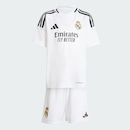 Uniforme de Futebol do Real Madrid 1 24/25 adidas - Infantil - Foto 2