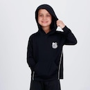 Blusão de Moletom com Capuz do Santos Rain - Infantil - Foto 2