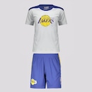 Kit Camiseta NBA Los Angeles Lakers - Infantil - Foto 1