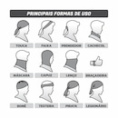 Bandana Faixa Tube Band Esportiva E01 UV50 Muvin - Foto 9