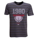 Camiseta Moscou 1980 Listrada Liga Retrô - Masculina - Foto 1