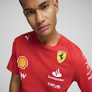 Camiseta Puma Scuderia Ferrari Leclerc - Masculina - Foto 4