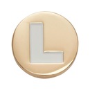 Jibbitz? Crocs Letra L Dourada - Foto 1