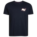 Camiseta New Era Miami Heat Core Nba - Masculina - Foto 1