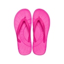 Chinelo Crocs Flip Pink Crush - Unissex - Foto 4