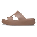 Sandália Crocs Getaway Platform H-Strap Latte - Feminino - Foto 7