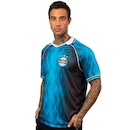 Camiseta Gola V Grêmio Oficial Esportiva Sublimada Surf Center - Masculina - Foto 6
