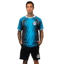 Camiseta Gola V Grêmio Oficial Esportiva Sublimada Surf Center - Masculina - Foto 8