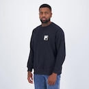 Blusão de Moletom Fila White F-Box - Masculino - Foto 3