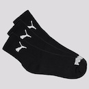 Kit Meias Cano Médio Puma com 3 Pares I - Adulto - Foto 1