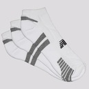 Kit Meias Cano Invisível New Balance com 3 Pares - Adulto - Foto 1