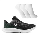 Tênis Volt Esportivo + 3 Pares de Meias - Masculino - Foto 3