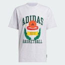 Camiseta adidas Estampada Basketball Crest - Masculina - Foto 4