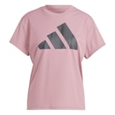 Camiseta adidas Run It Brand Love - Feminina - Foto 1