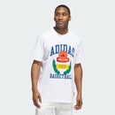 Camiseta adidas Estampada Basketball Crest - Masculina - Foto 3