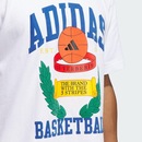 Camiseta adidas Estampada Basketball Crest - Masculina - Foto 7