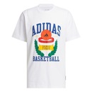 Camiseta adidas Estampada Basketball Crest - Masculina - Foto 1