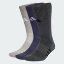 Meias Cano Alto adidas Amortecidas Performance com 3 Pares - Adulto - Foto 2