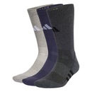 Meias Cano Alto adidas Amortecidas Performance com 3 Pares - Adulto - Foto 1