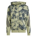 Jaqueta de Moletom com Capuz adidas Estampa Corrida Future Icons Três Listras - Masculina - Foto 1