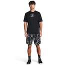 Shorts de Treino Under Armour Baseline Printed - Masculino - Foto 4