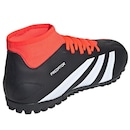 Chuteira Society adidas Predator 24 Club Sock - Adulto - Foto 7