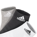 Kit Meias adidas Ankle Cushioned Sportswear com 3 Pares - 38 a 40 - Adulto - Foto 2