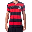 Camiseta do Flamengo Zico nº 10 Braziline - Masculina - Foto 1