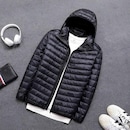 Jaqueta Puffer Red Place Bobojaco Corta Vento Acolchoada Impermeável - Masculina - Foto 8