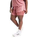 Shorts adidas 2 em 1 Own The Run Três Listras Plus Size - Feminino - Foto 2