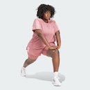 Shorts adidas 2 em 1 Own The Run Três Listras Plus Size - Feminino - Foto 5