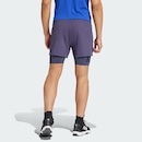 Shorts adidas Treino 2 Em 1 Power - Masculino - Foto 5