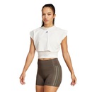 Camiseta Regata de Moletinho adidas Power Boxy Três Listras - Feminina - Foto 2