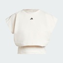 Camiseta Regata de Moletinho adidas Power Boxy Três Listras - Feminina - Foto 4