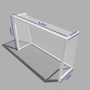 Par De Rede Para Trave De Gol Society Suiço 6Mts Fio 2 Caixote Nylon - Foto 4